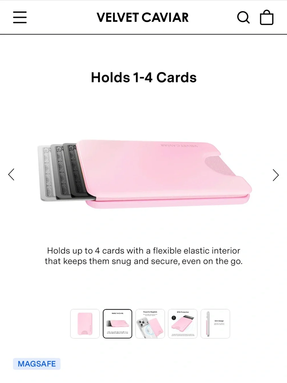 Velvet Caviar - strawberry milk case